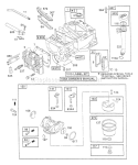 Part Location Diagram of 699833 Briggs and Stratton Engine Breather Gasket